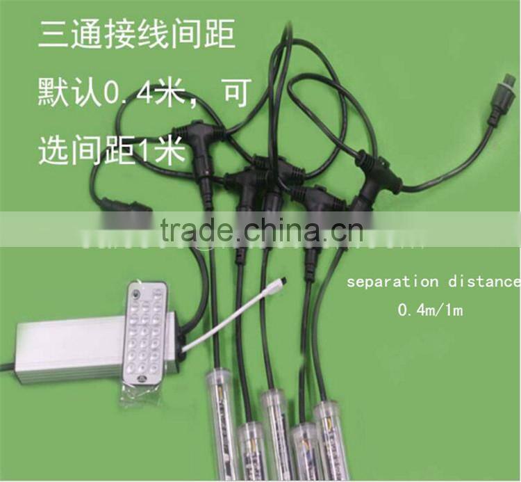 2016 newest christmas 3d disco smd5050 led meteor shower rain light