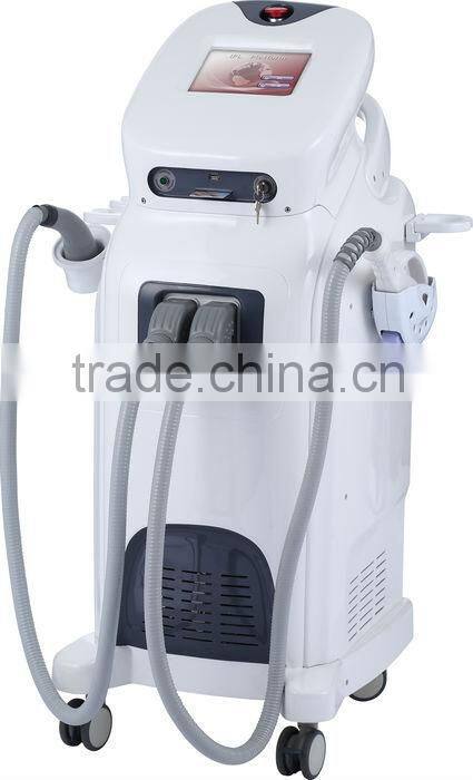 Fast and pain free hair removal IPL device with RF function for wrinkle removal and anti aging from Apolomed