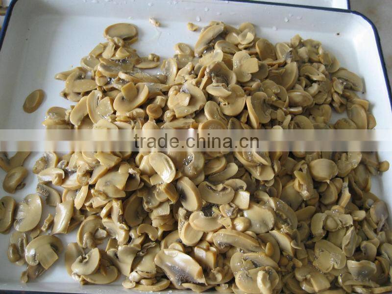 Chopped processing type and canned style mushrooms salty flavor canned mushrooms