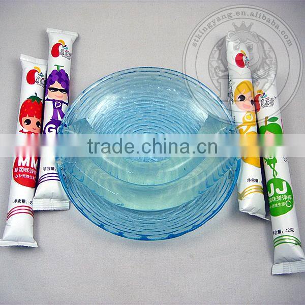 Transparent Ice Pop Fruit Jelly Juice Stick Bar