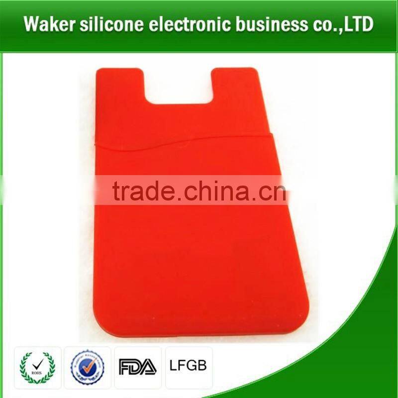 European standard silicone new design phone case card holder