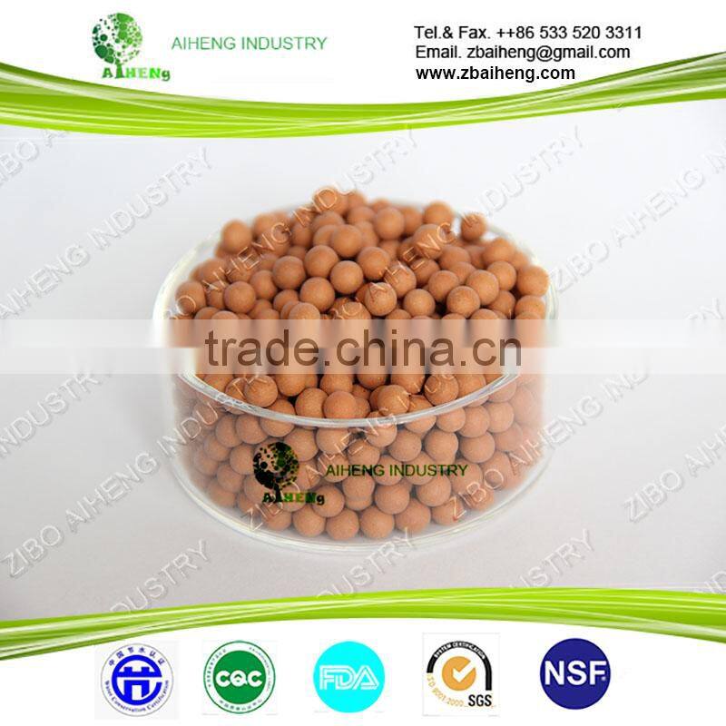 drinking water filter cartridge media hydrogen magnetic alkaline chlorine remove ceramic ball