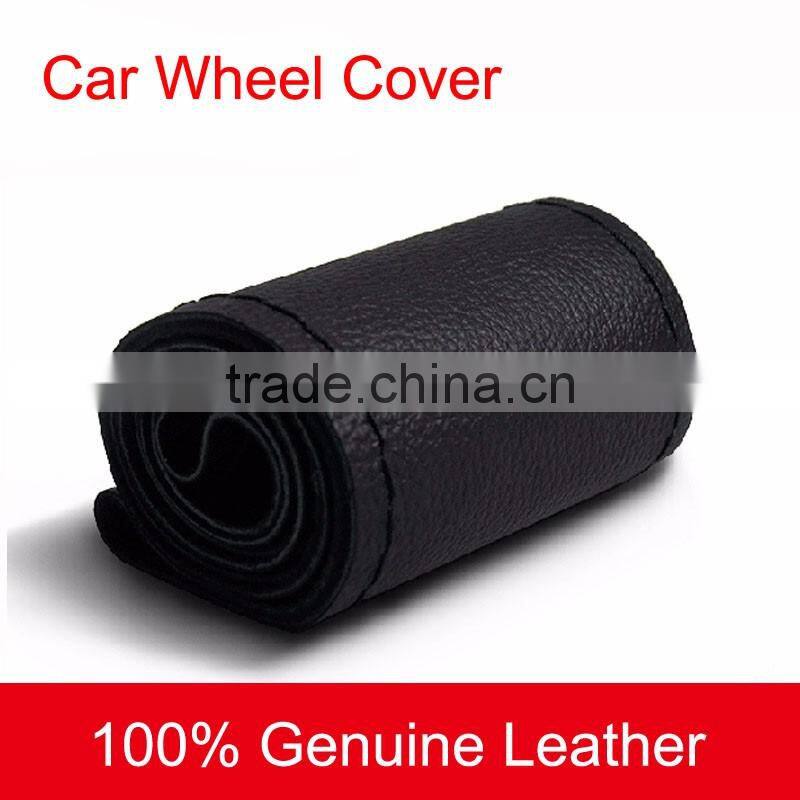 full-grain leather Universal Car Steering Wheel Cover BDJL501259