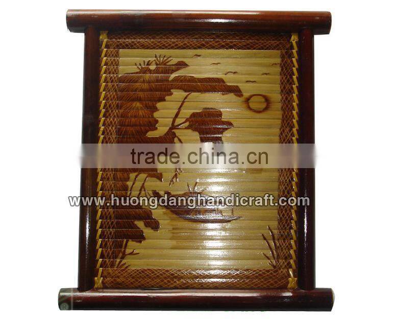 Durable bamboo painting made in Vietnam