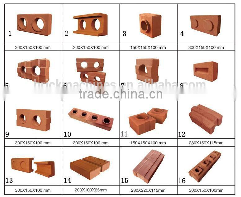 Clay brick making machine
