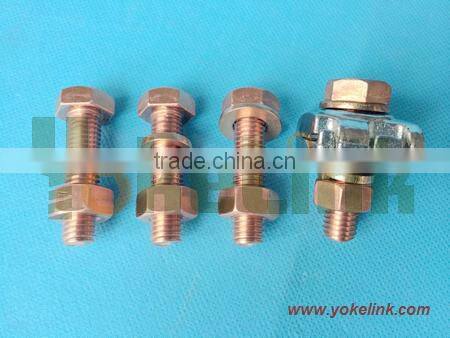 hex copper machine screws /hex head copper screw
