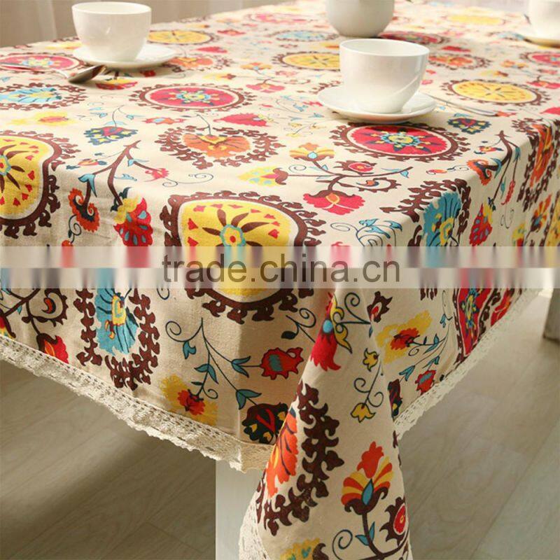 Halloween Colorful Tablecloth for Halloween Parties and Decoration