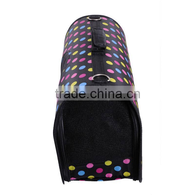 popular new stylish large size pet travel carry bag polka dots for small dogs cats animals