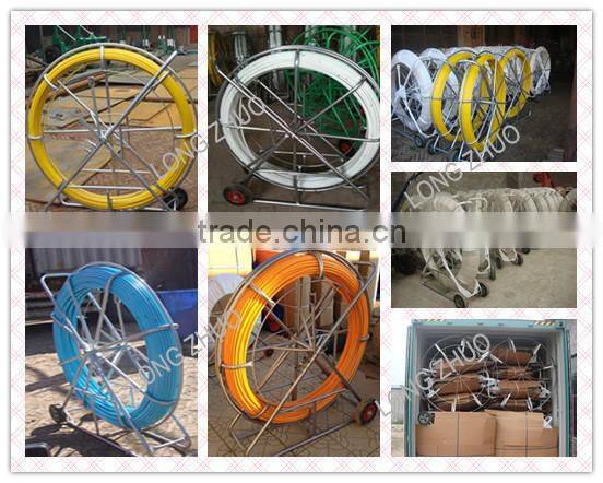 Flexible fiberglass rod/ PIPELINE INSPECTION equipment /Durable pultrusion fiberglass duct rod