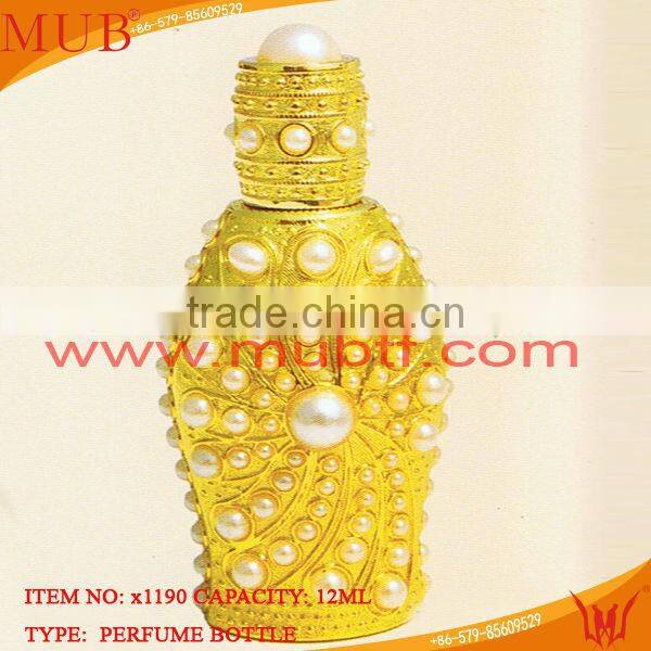 2014 The Newest Golden Arabia Dammam Perfume Bottle