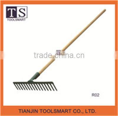 garden hand hay rake with long handle garden rake leaf rake