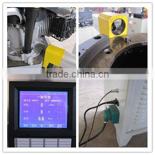 Gasoline engine testing machine running in bench