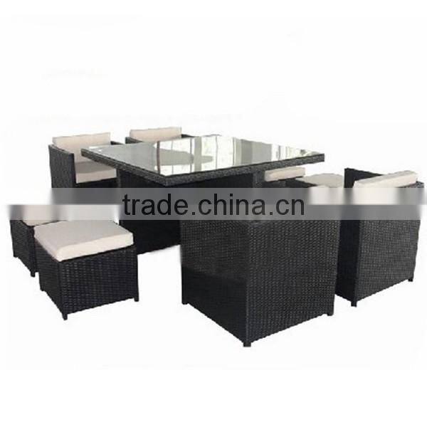 S&D new designs hand woven wicker sofa furniture garden furniture