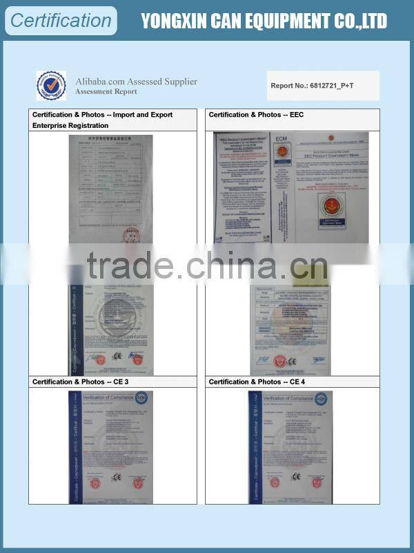 Hot sale metal making machinery for tinplate can