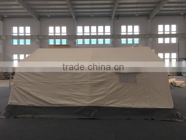 outdoor portable aluminum frame army tent millitary canvas shelter emergency disaster relief shelter