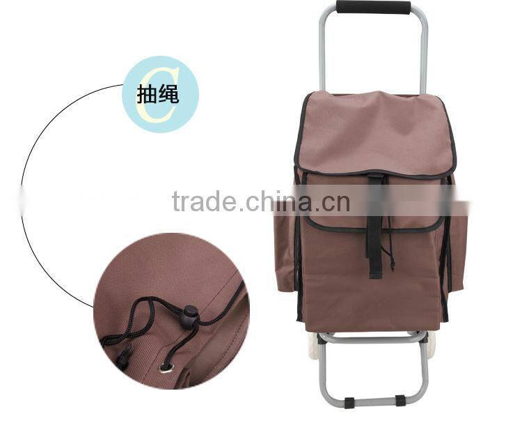 BAG00111 Trolley Shopping Bag with Chair/ Shopping Cart