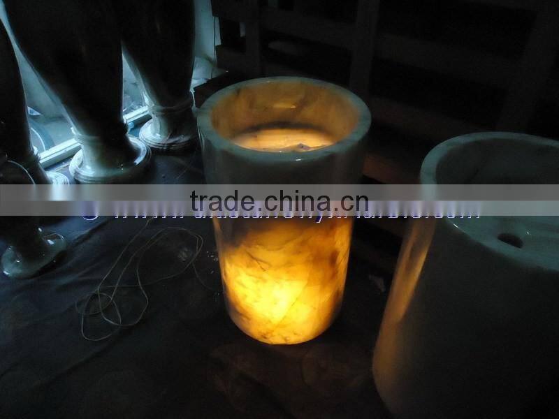 Pakistan Made Product BACKLIT ONYX PEDESTALS SINKS