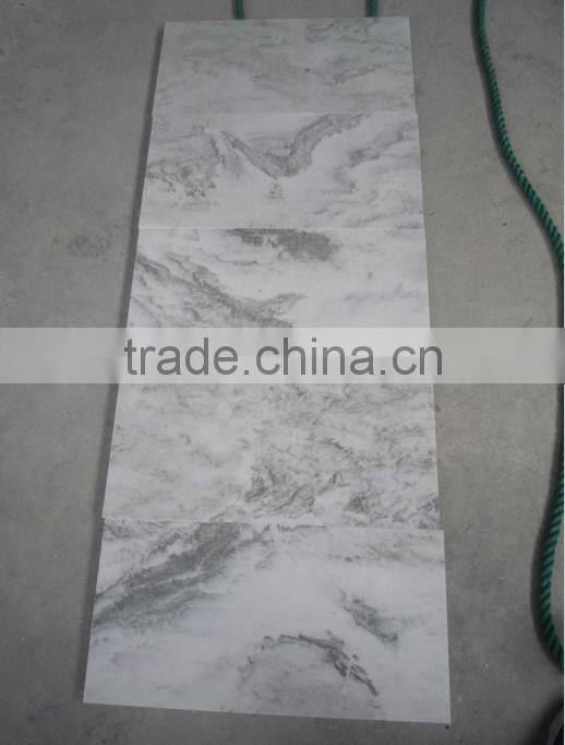 ocean galaxy white marble with grey veins