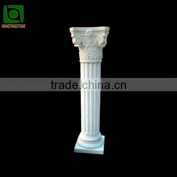 Hand Carved Marble Pillar for Sale