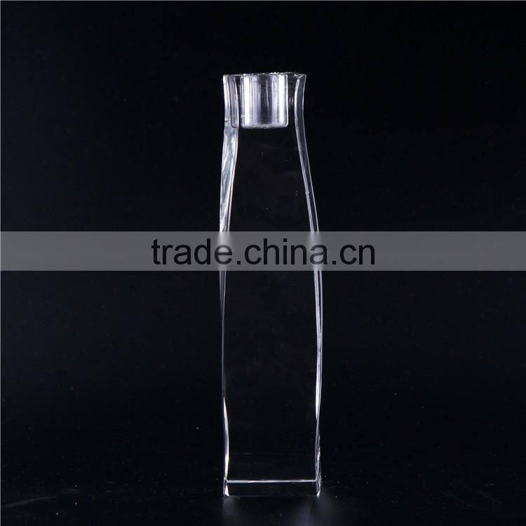 Factory Popular originality blank crystal church candle holder