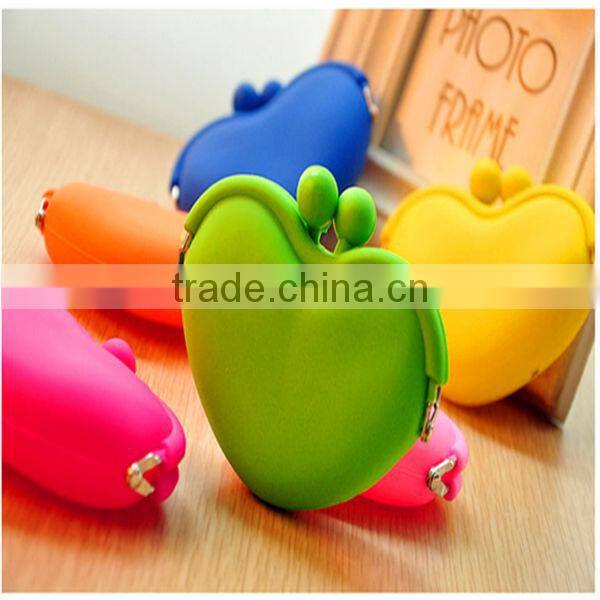 HOT Promotional gift Usage fashion silicone purse silicone coin bag