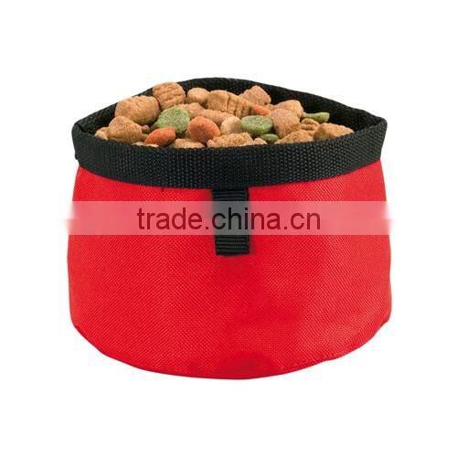 Hot selling portable dog folding food bowl
