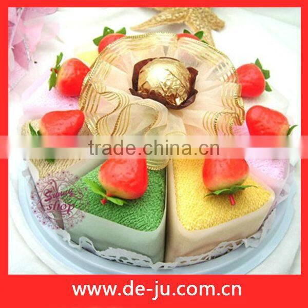 Microfiber Rolling Cherry Two Pieces Cake Towels