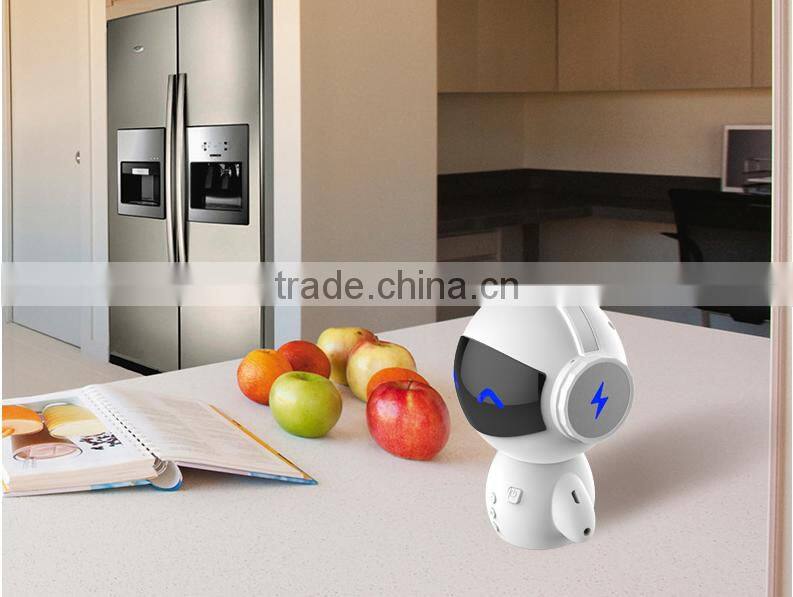 Intelligent mini Robot Bluetooth speaker with Power Bank for Computer