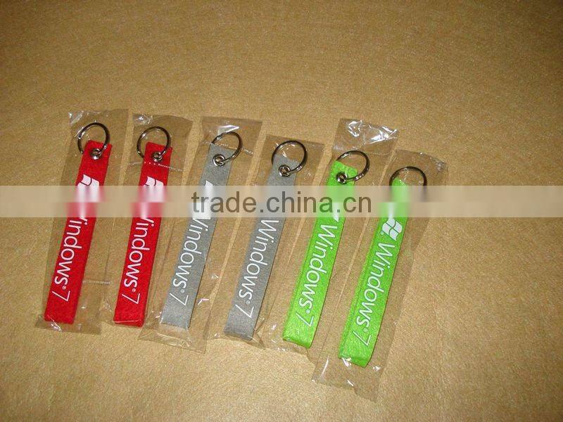 felt keychain, different design felt keychain