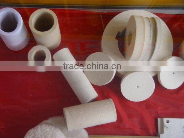 100%wool hard glass polishing wool felt wheel