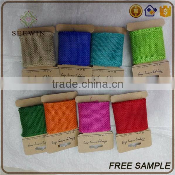 2016 wholesale natural jute flower packing