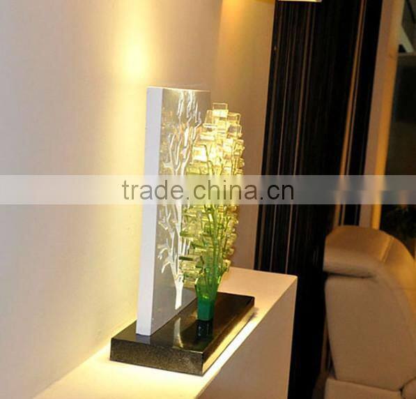 Modern lucky tree clear resin chinese fengshui products
