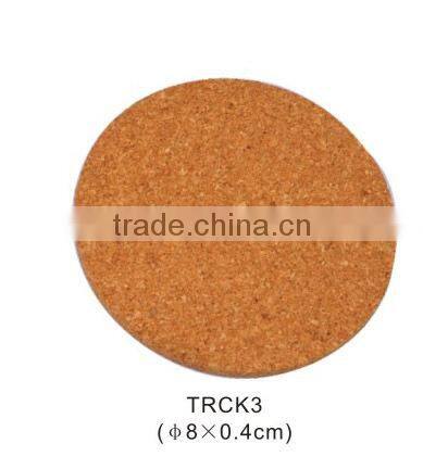 Round Flexible Cork Beverage Drink Coasters