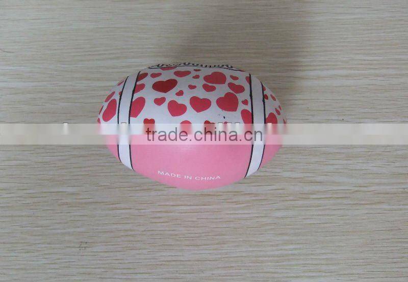 Promotional PVC custom design rugby juggling ball