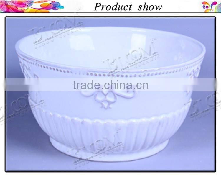 Promotional! Cheap ceramic soup bowl