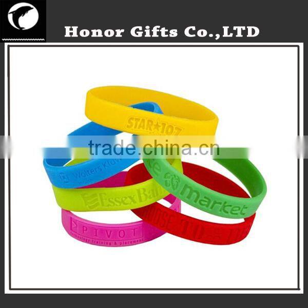 Promotional Gifts High Quality Logo Custom Cheap Silicone Bracelet