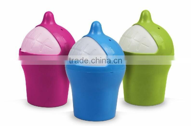 plastic table trash can