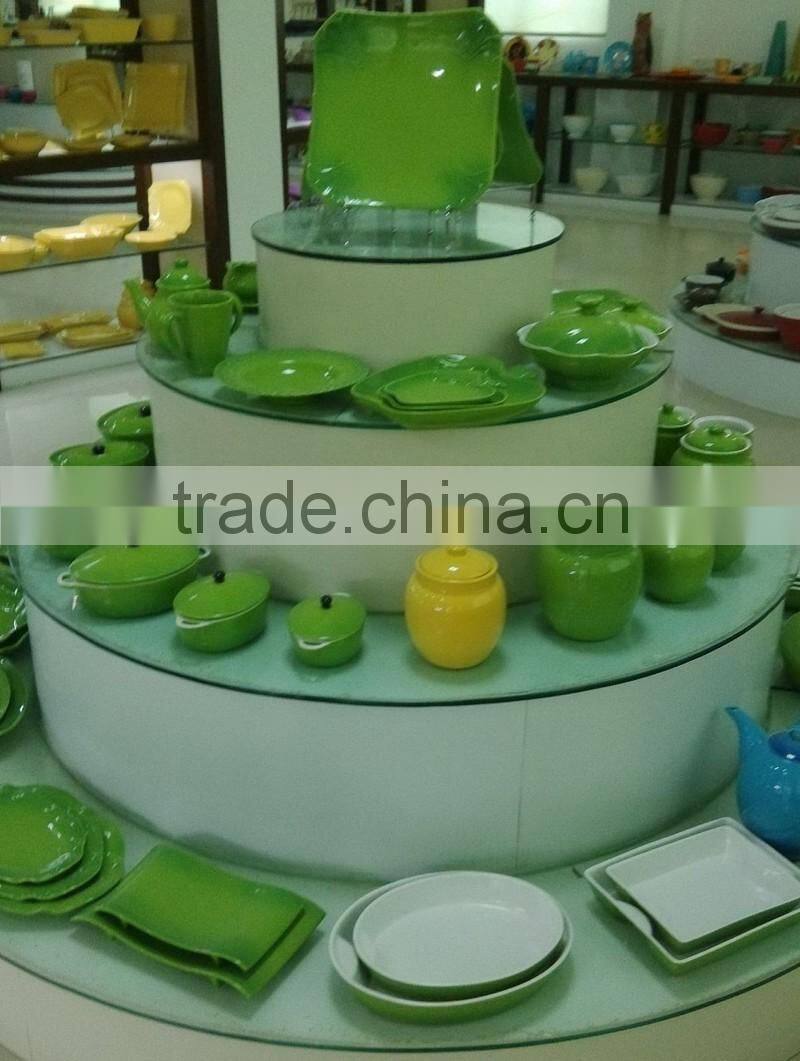 Ceramic platters dolomite bake ware for baking in the oven