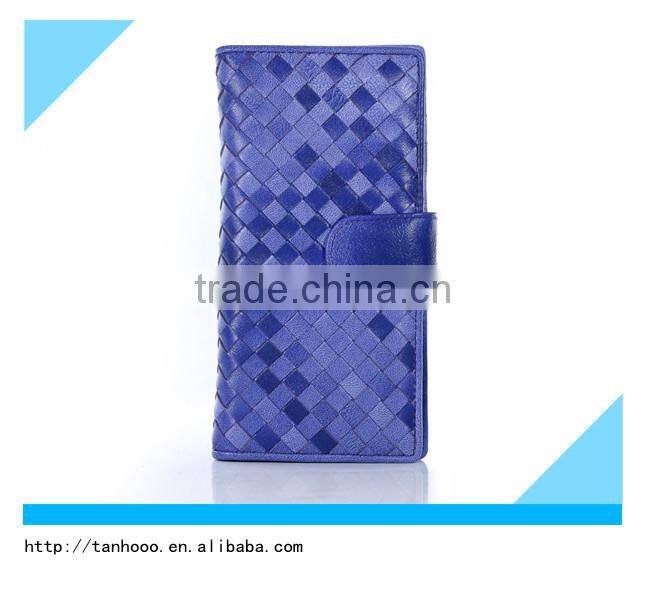 Top Grade New Design Handmade long Leather Wallet