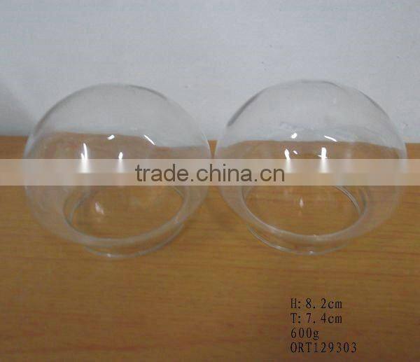 clear glass lamp shade for oil lamp