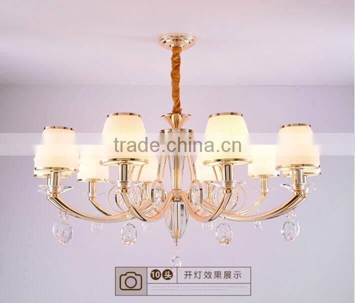 M961 Momoda elegant European Crystal modern living room bedroom lighting chandelier pendant lamp
