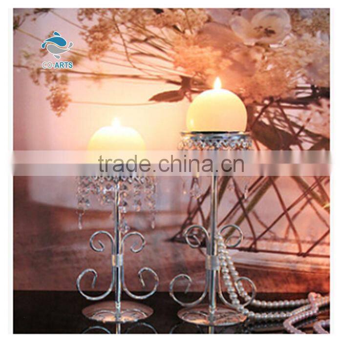 European vintage wedding decoration crystal candleholder