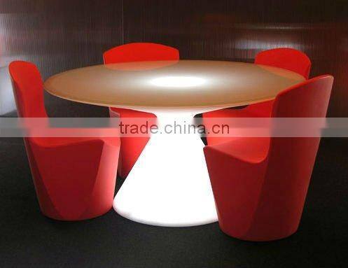led color changing light table/bar table/ led tables/ lighted table/bar table set/out door table YM-ST454555