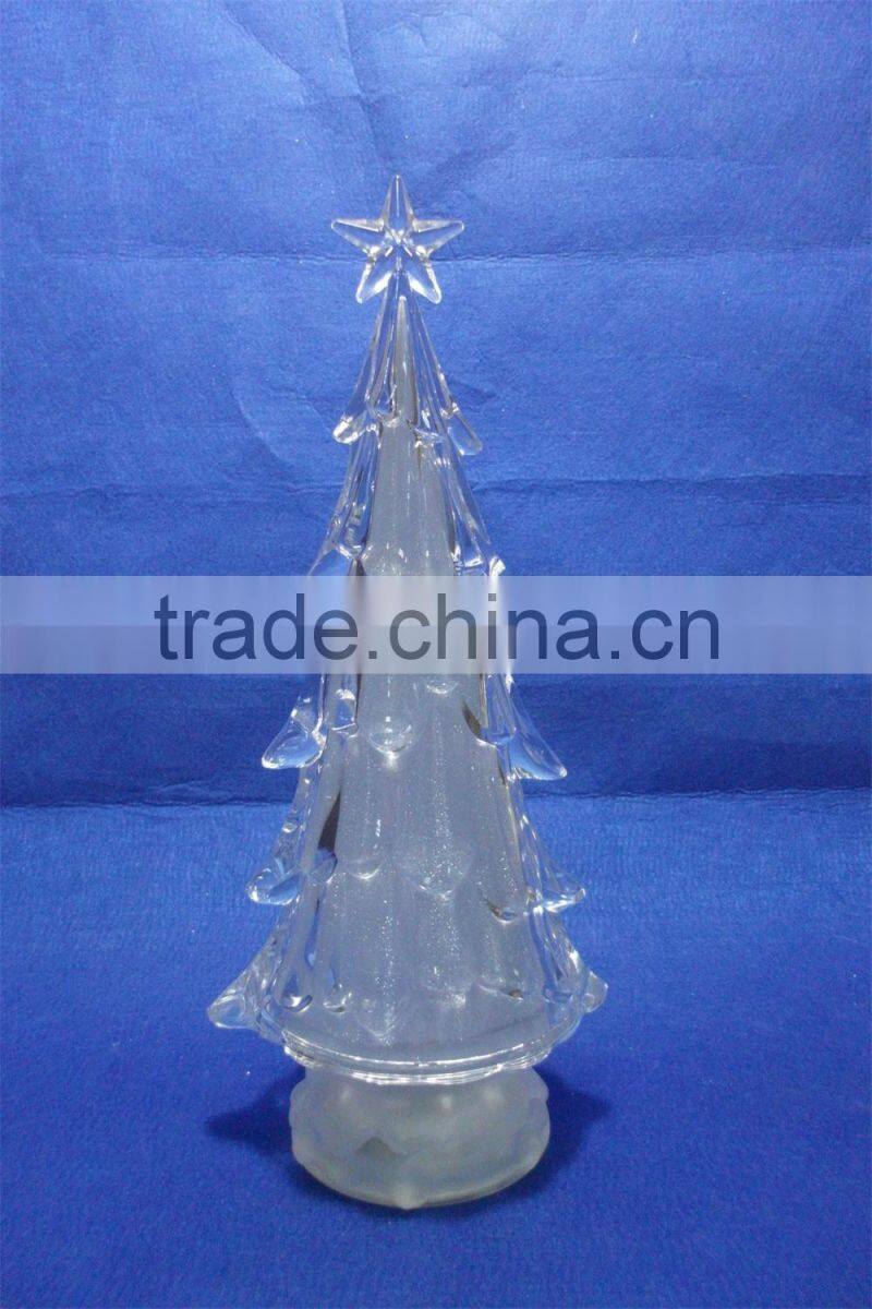 plastic acrylic led RBG lighting new Christmas tree decoration 2015