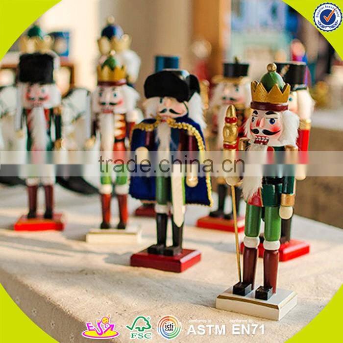 wholesale baby wooden colorful custom nutcracker, popular kids wooden nutcracker, fashion wooden custom nutcracker W02A006