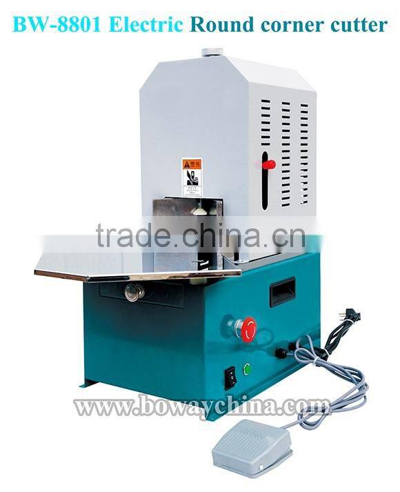 70mm cut height 7 knife dies Electric round corner cutting machine