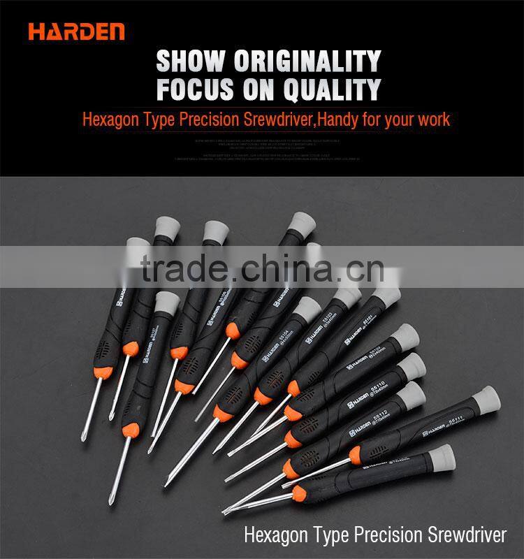 Professional Chrome Vanadium Hand Tool Hexagon Type Precision Screwdriver