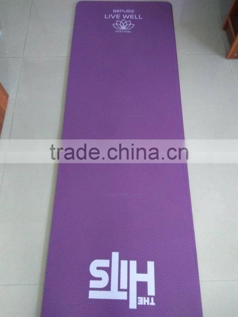 Factory supply new design good quality 6mm TPE yoga mats
