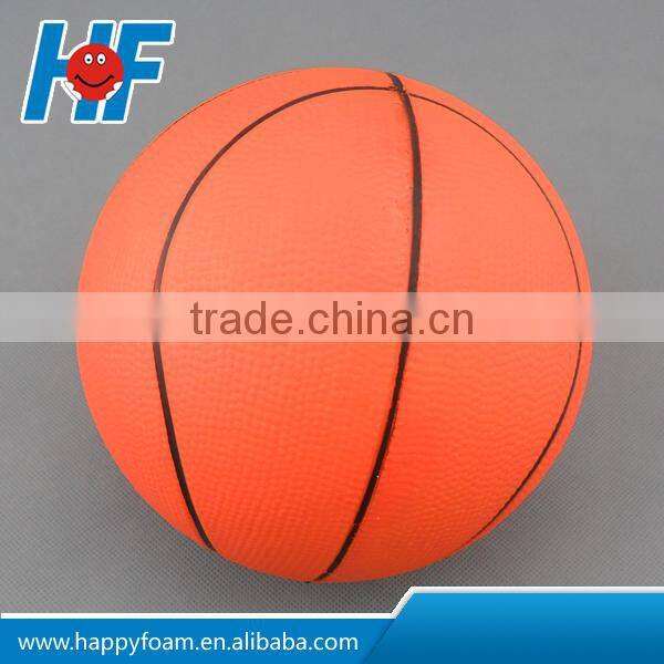 Promotion cheap PU foam stress bouncing basketball