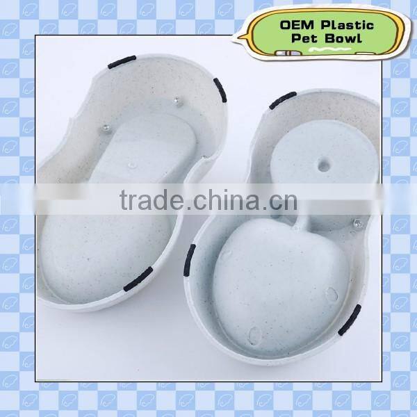 custom wholesale plastic dog bowl/custom your own plastic dog bowl/professional manufacture OEM plastic dog bowl